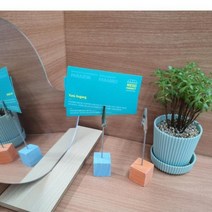 원목큐브 쇼클립 메모홀더 빵이름표 가격표꽂이 메모지홀더, ◎상품_상품선택◎