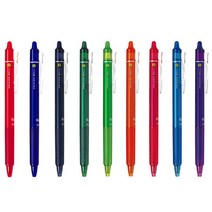 파이롯트 프릭션 볼 노크 볼펜 0.7mm LFBK-23F, 오렌지, 10개