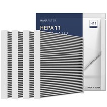 [2+2] H11 하나 차량용 에어컨 필터 PM2.5 PM1.0 초미세먼지 유해물질 헤파, 2+2개, HF-31