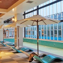 동남아 야외 파라솔 캠핑 발코니 정원 대형 그늘막 대형파라솔 테라스 카페 펜션 옥상인테리어, 원목파라솔정사각형3.0x3.0m-22KG