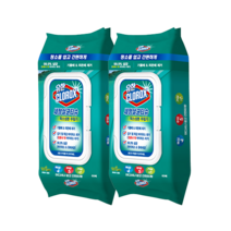 유한크로락스 세정살균티슈 후레시 센트 60매, 2개