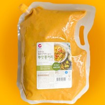 청정원 뿌팟퐁 커리 2kg 태국 푸팟퐁 소스 냉장 포장, 1개