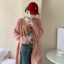 Z3JC 하프 기장 루즈핏 니트 카디건