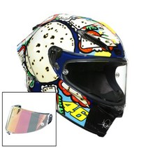 오토바이 스쿠터 바이크 헬멧 쉴드 풀페이스 오픈페이스 반모 xxl 용품 하이바 탄소 섬유 Rossi 46 전체 얼굴 AGV Pista GP RR 승마 전문 레이싱 Motogp, 1-M, 화려한