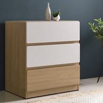 국내제작 이케아 3단 서랍장 거실 침실 아이방 원룸 자취방 다용도수납장 600 800, C212(800), 오크