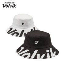 2022년 볼빅 버킷햇 남자 여자 남성 여성 공용 예쁜 벙거지 모자 여름 골프 친구 선물 대회 단체 모임 시상품 경품 멋있는 심플 로고, 블랙