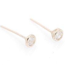 초등학생 작은사이즈 큐빅장식 금귀걸이 여중생 악세사리 14k선물 딸