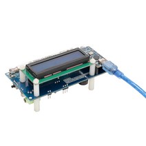 GC-1602-NANO 조립 된 DIY 가이거 카운터 키트 모듈 핵 방사선 검출기 LCD 디스플레이가있는 EMF 미터, 한개옵션1, 한개옵션0