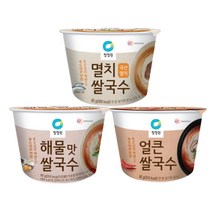 종가집 청정원 컵쌀국수 12개 해물 얼큰 멸치 92g, 얼큰 12개