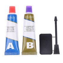 주물용접착제100g Magic Repair Glue Liquid Welding Heat Resistance Cold Weld Metal Adhesive Agent Cas, 04 10G