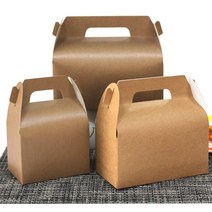 블랙 선물상자 ( 특대 대 중 소 ) 손잡이상자 케이크 쿠키 마카롱 포장상자 선물포장박스 꽈배기상자 답례품포장 디저트포장, 1장, 브라운 선물상자(특대)