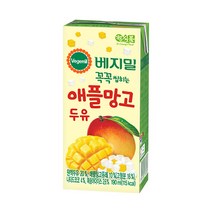 애플망고 두유 어린이 영양 간식 190ml x 48팩