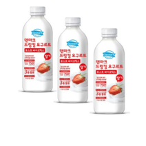 동원 덴마크 드링킹요구르트 포스트바이오틱스 딸기 750ml, 15개