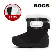 [AK분당점] [보그스] 19FW 스노우캠프-체크블랙 아동 유아부츠 방한부츠