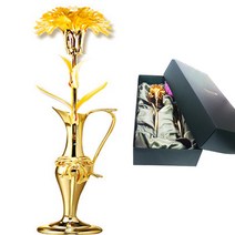 지나로즈 금카네이션 어버이날 스승의날 선물 황금 카네이션 골드메탈