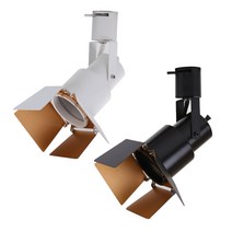 LEDLIGHT 스튜디오 PAR20 날개 레일조명 화이트 블랙(LED전구포함), 블랙(주광색/흰색빛)