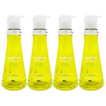메소드 [LG생활건강] 주방세제 용기 532ml, 레몬민트x4개