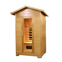 가정용사우나 핀란드식사우나 증기 스팀 원적외선 오두막 광파 욕실 습식 찜질방 홈사우나 원목, 2 밝은노란색헴록단일원적외선