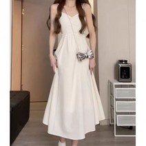 쉬폰 안감 오리지널 스판 주름 원단 어깨끈 조절 가능 지퍼 마츠모토 상 발레 화이트 나시 스커트 매콤 셔츠 감각