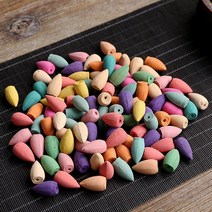 102050pcs 역류 향 콘 다채로운 혼합 맛 천연 향 콘 역류 향 버너에 사용, 20개