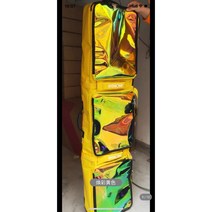 스노우 보드 가방 스키 부츠 캐리어 백팩 바퀴달린 보드가방 스키가방, 155cm, 밝은 노랑