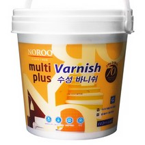 노루페인트 멀티플러스 수성 바니쉬 1리터, 반광, 1L, 1개