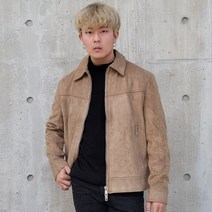 디센도 남성용 스웨이드 자켓 남자 블루종