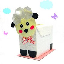 종이접기패키지 동물 양 저금통 만들기재료세트, 5인용