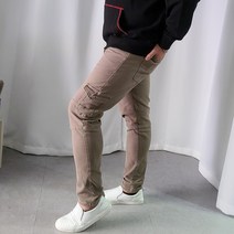 백키로그램 / 30~46 남자빅사이즈 데일리 뒷 밴딩 카고 바지