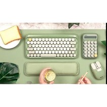 키보드 마우스 계산기 패드 블루투스 무선키보드세트, 그린3종세트