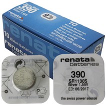 레나타 RENATA 시계배터리 390(SR1130SW) - 1알 SILVER 배터리