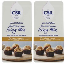 Csr Buttercream Icing Mix Butterscotch CSR 버터크림 아이싱 믹스 버터스카치 250g 2팩, 2개