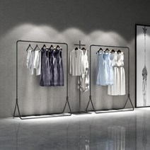 철제 옷걸이 옷가게 의류진열대 쇼핑몰 옷정리대 의류전시대, 1개, 3set (2.8x1.6m)