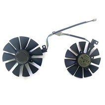 후드팬 환풍기설치방법ASUS GTX 1060 1070 RX 480 그래픽 카드 용 87MM GTX1060 GTX1070 GPU 팬 T129215SU, 01 T129215SU