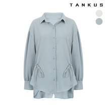 [탱커스]여성루즈핏레이어드스트링블라우스