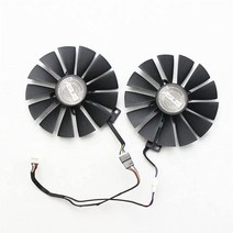 ASUS DUALRX5808G Strix RX570/RX580 GTX1050Ti 95mm 4핀용 그래픽 카드 쿨링 팬 USA 미국