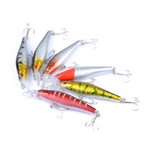 +싱킹미노우 8.5cm 8.4g+ 슬로우싱킹 미노우 루어낚시 배스, 색상랜덤