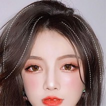 숱적은여자 정수리 볼륨주기 부분가발 어려보이는 발표회 셀프 간편한, 다크브라운