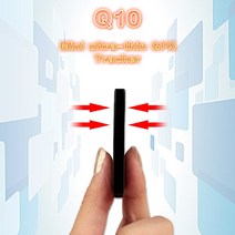 고정밀 로케이터 추적 장치 q10 다중 포지셔닝 방법이있는 미니 크기 GPS 추적기 지오 펜스 트랙 쿼리 재생, 블랙박스