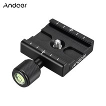 Andoer QR-50 알루미늄 합금 퀵 릴리스 플레이트 클램프 어댑터 아르카 스위스 RRS wimber ley 삼각대 볼
