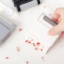 무전동 무전력 2in1 양방향 보풀제거기 휴대용 의류정리솔 먼지제거, No.01 더블헤드보풀제거기 블랙