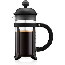 Bodum 1903-01 3컵 자바 프렌치 프레스 커피 메이커 355ml(12온스) 블랙, 한개옵션0