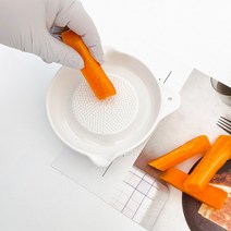 비안코 도자기 다용도 이유식 와사비 생강 강판 그레이터 2타입, 원형
