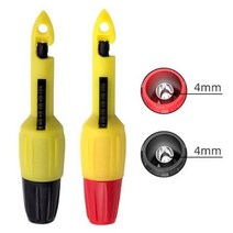 배선테스트기 2 pcs 절연 와이어 피어싱 펑크 프로브 테스트 후크 클립 2mm4mm 소켓 자동차 자동차 수리, 4mm 2개