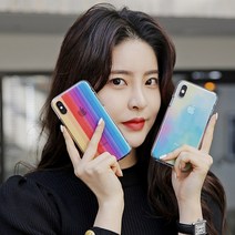 엔에스비비 T 레인보우 물감느낌 투명젤리케이스 S20 울트라 아이폰11 노트10 S10 5G A9프로 S9 노트9 V50 G8 J600 와이드4 외 다수기종 출시