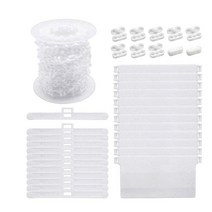 베란다 버티컬 블라인드 1 set35pcs 베네 치안 세트 커튼 교체 예비 창 프레임