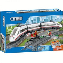 중국 레고 시티 고속 승객 기차 60051 호환 블록, 07.