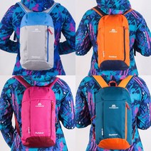 슬림 초경량 등산가방 여행용 트레블 라이딩 아웃도어 백팩 캠핑 소형 배낭 슬림백, 그레이