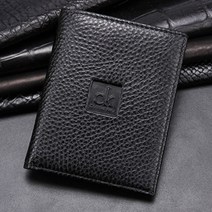 크리스찬케리 소가죽 중지갑 CK-214 슈렁크 가죽 남성 지갑