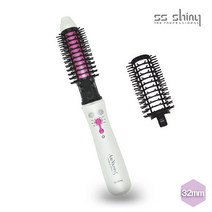 브랜드없음 더블에스샤이니 무선 고데기 오토볼륨밍 3in1 아이롱 봉 고대기 32mm 컬 웨이브 오토롤링 AVW-001, 오토볼류밍 무선 AVW-001 레드